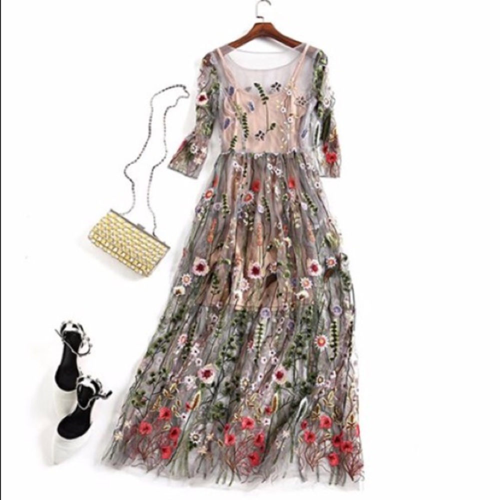 Maxi Dress nude